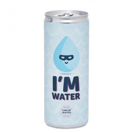 Lata de agua 25cl - Etiqueta a todo color