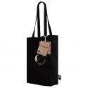 Bolsa Fairtrade Cliff Black 38x10,5x42cm