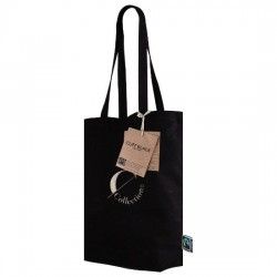 Bolsa Fairtrade Cliff Black 38x10,5x42cm