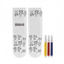 Calcetines para Colorear Niños Fastain