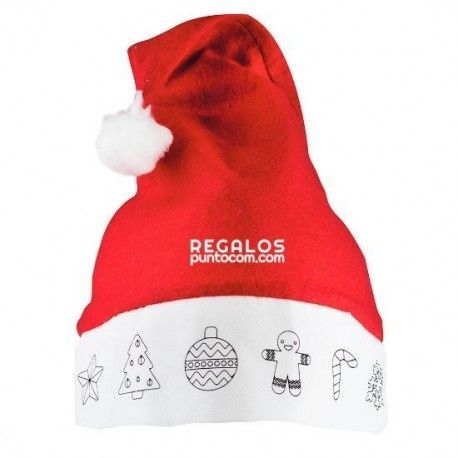 Gorro para Pintar Santa