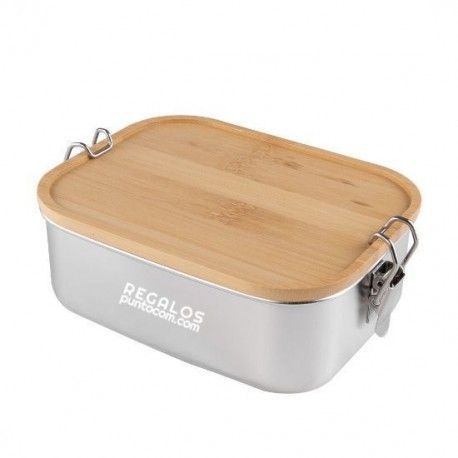 Fiambrera Inox Bambú Papaya