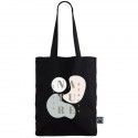 Bolsa Fairtrade Cliff Black 38x10,5x42cm